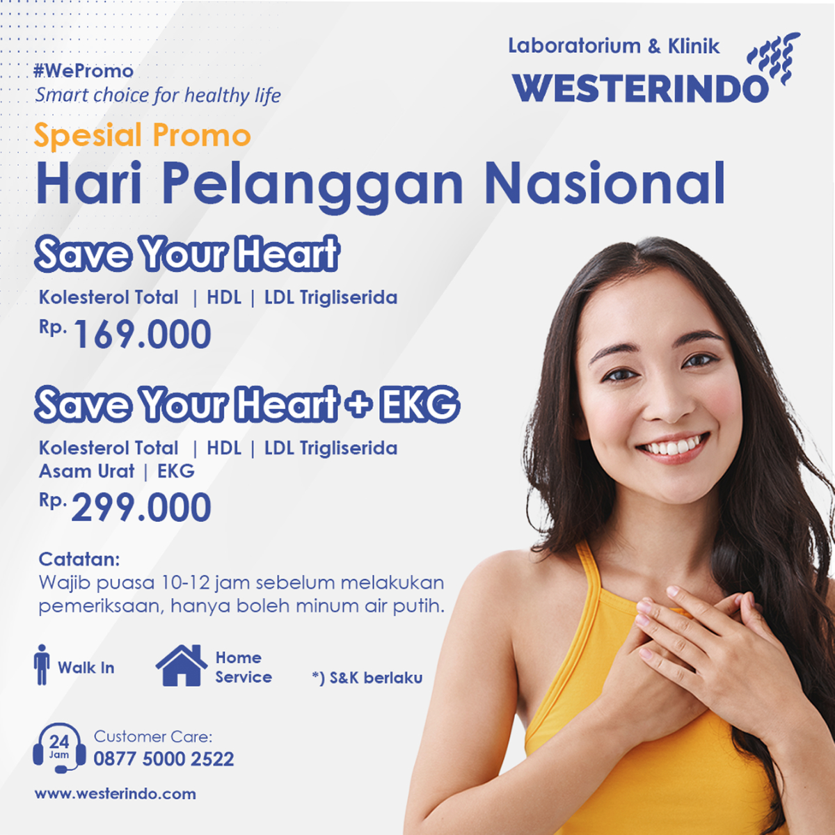 Paket Pemeriksaan Vitamin D + Kalsium + Magnesium