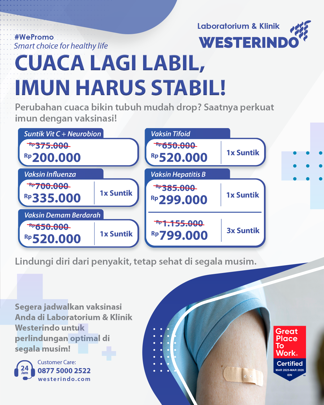 Cuaca Lagi Labil, Imun Harus Stabil!