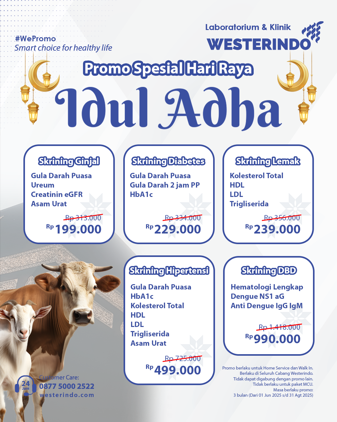 Promo Spesial Idul Adha dari Laboratorium & Klinik Westerindo!