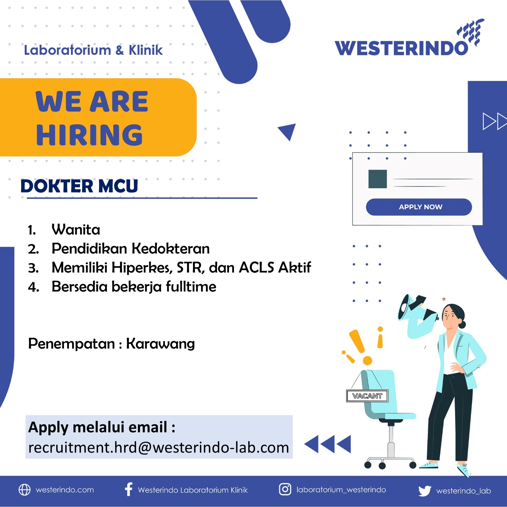 Dokter MCU  - Westerindo Karawang