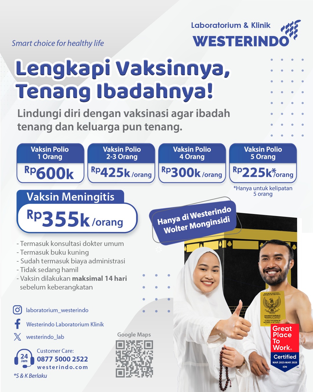 Vaksinasi Tenang Ibadah Nyaman