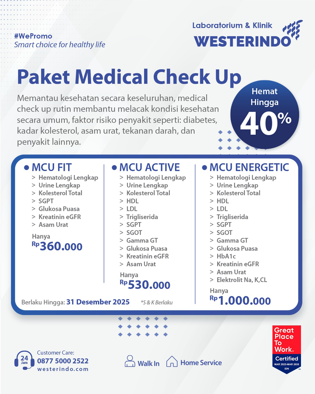 Paket Medical Check Up!