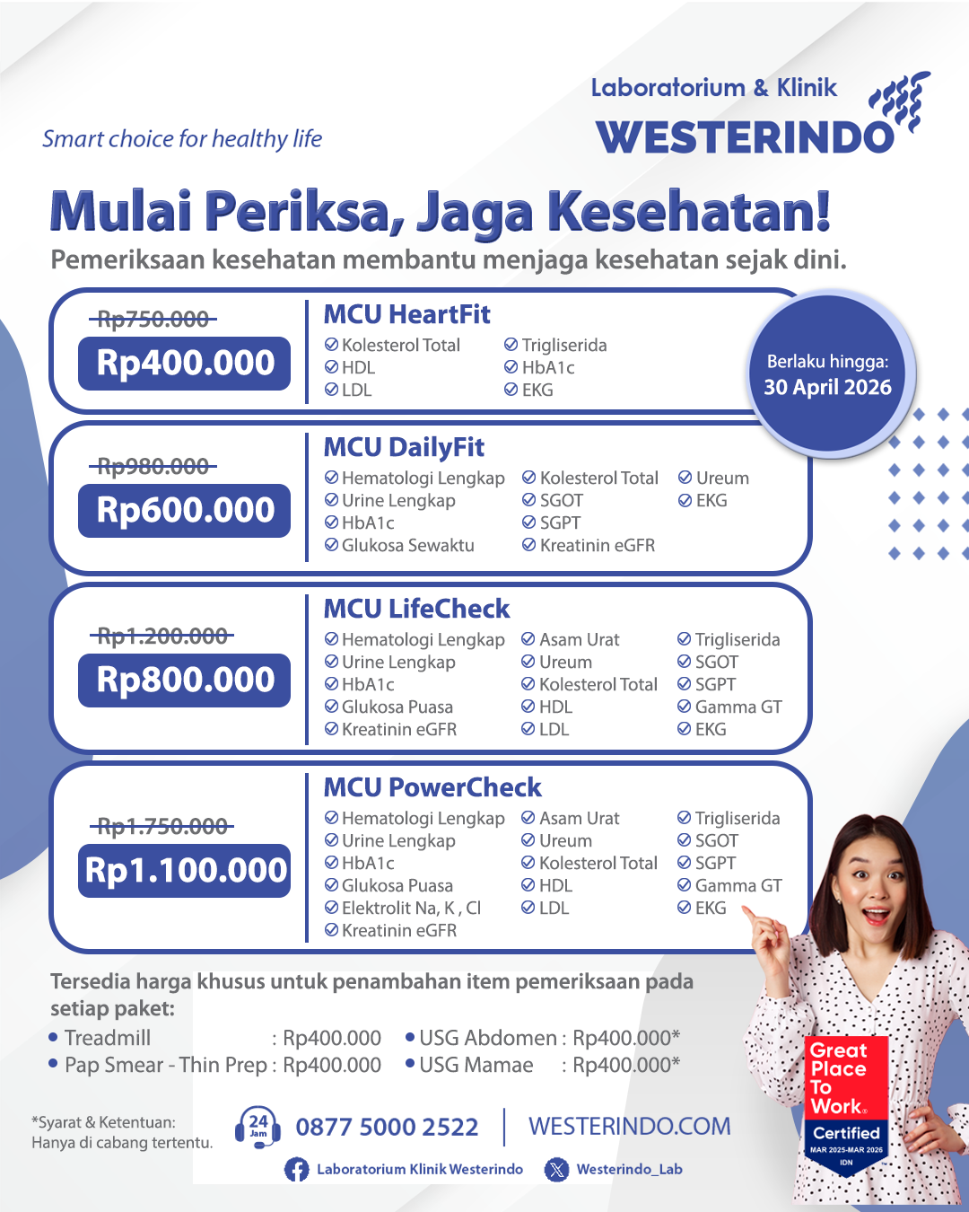 Mulai Periksa, Jaga Kesehatan!