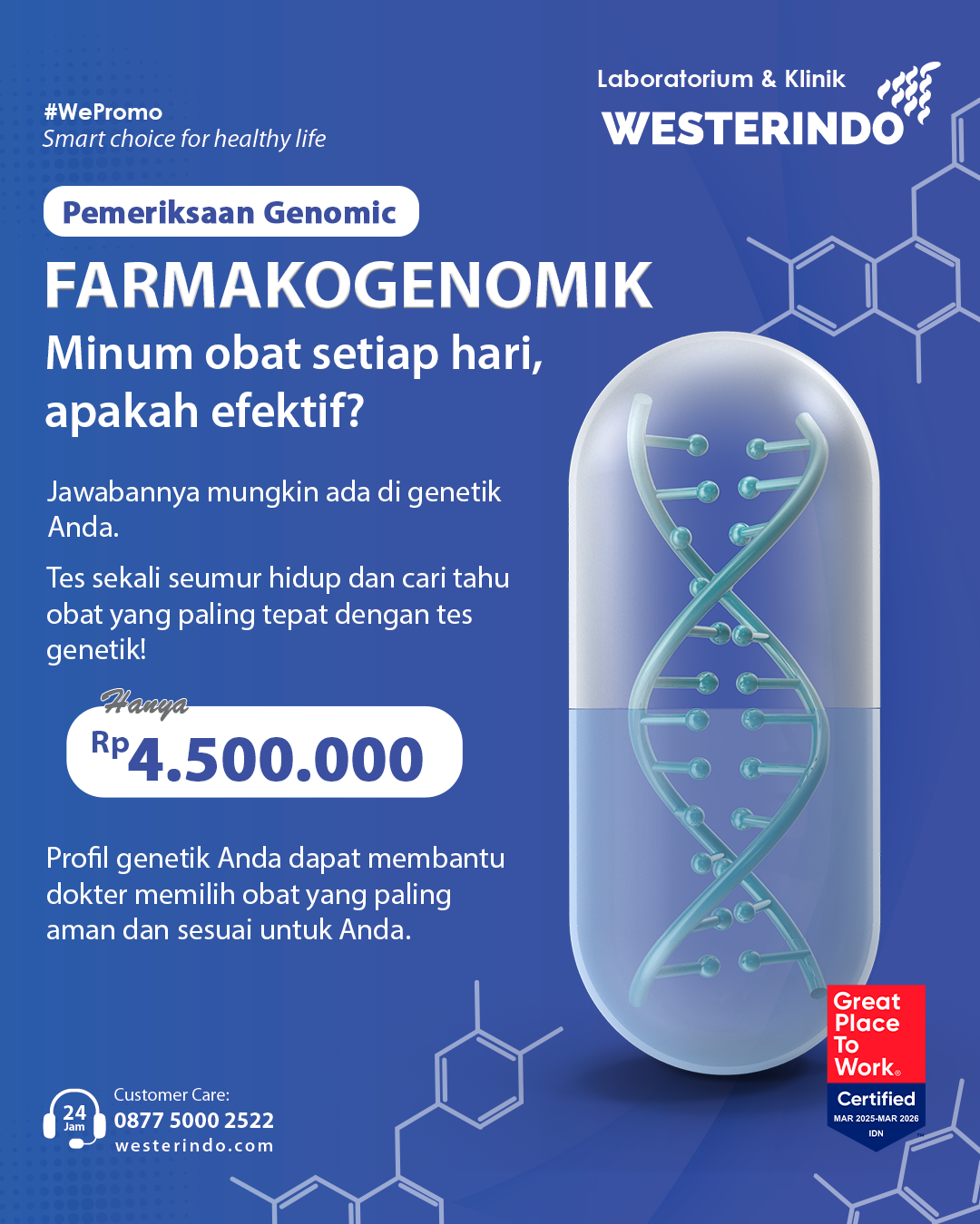 Kenali Genetikmu, Temukan Obat yang Tepat untukmu.