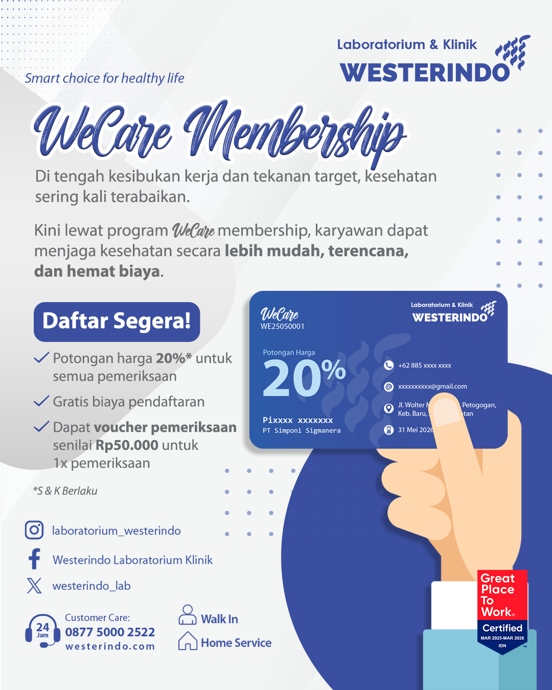 WeCare Membership: Langkah Cerdas untuk Hidup Lebih Sehat