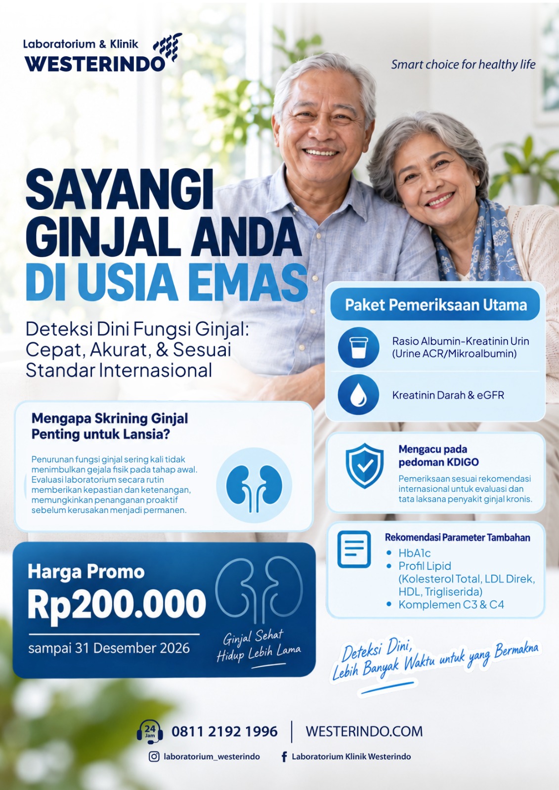 Skrining Ginjal untuk Lansia: Deteksi Dini Fungsi Ginjal dengan Pemeriksaan ACR, Kreatinin, dan eGFR