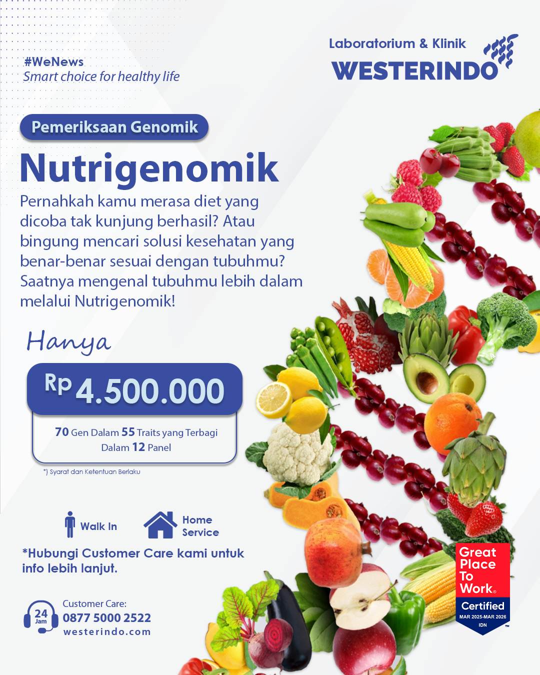 Nutrigenomik: Solusi Nutrisi yang Lebih Personal Berdasarkan DNA