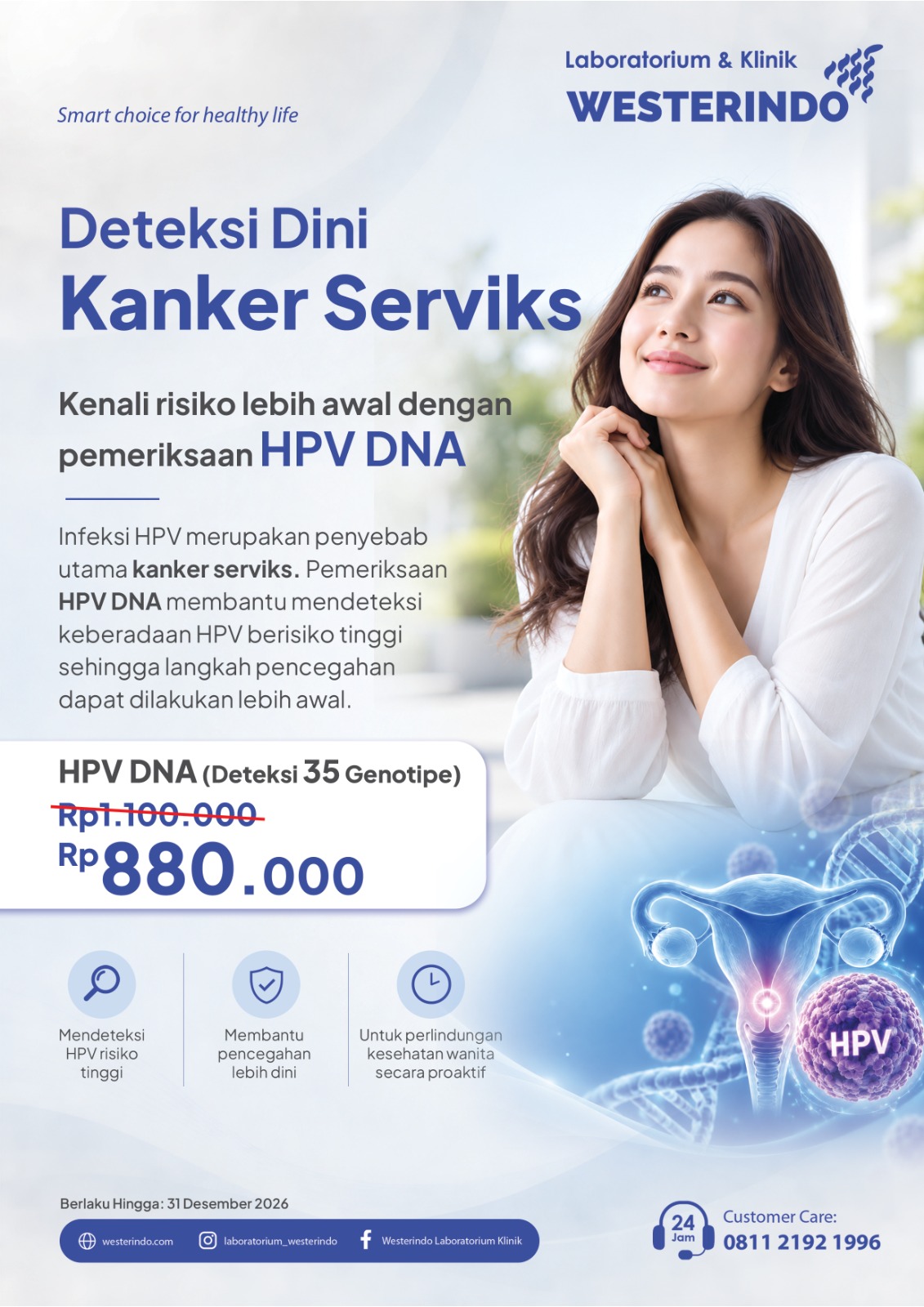 Deteksi Dini Kanker Serviks dengan Pemeriksaan HPV DNA