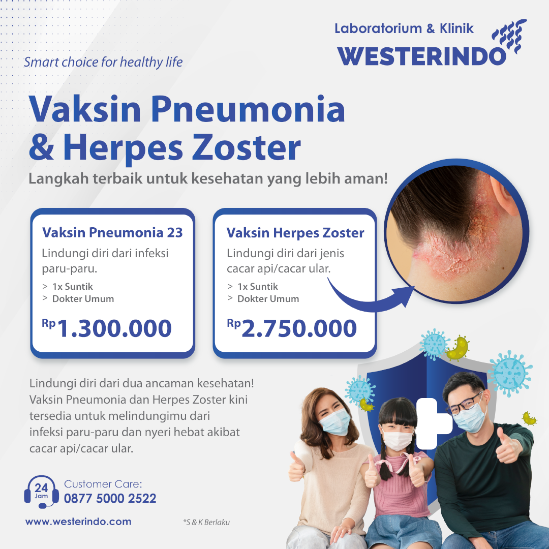 Smart Vaksin Deal: Pneumonia & Herpes Zoster