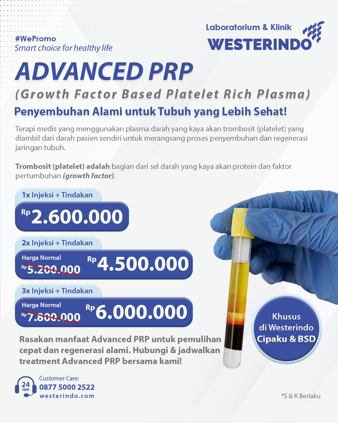 Advanced PRP Regenerative Medicine: Penyembuhan Alami untuk Tubuh yang Lebih Sehat