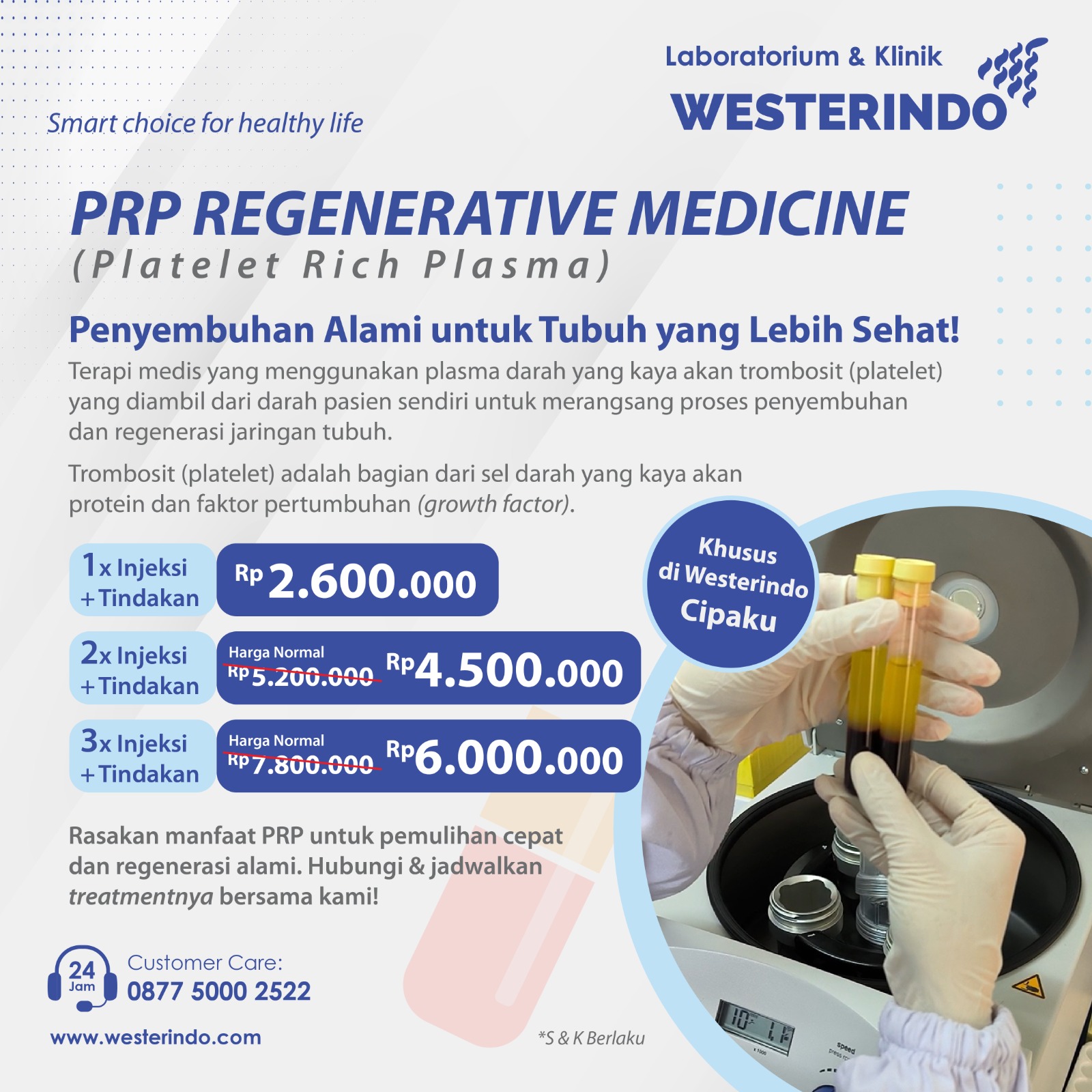 PRP Regenerative Medicine – Solusi Alami untuk Pemulihan & Regenerasi Tubuh