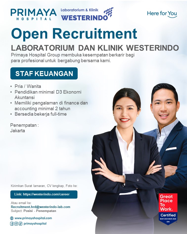 Staf Keuangan - Westerindo Pusat (Cipaku&Wolter)
