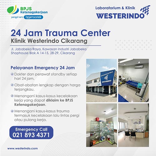 24 Jam Trauma Center Klinik Westerindo Cikarang