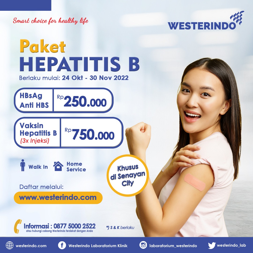 Promo Hepatitis B Senayan City