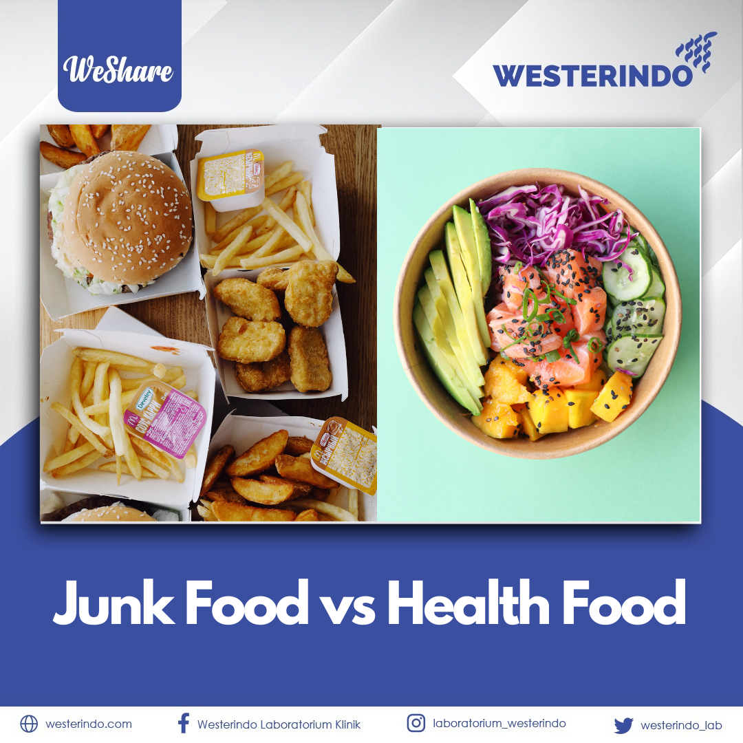 Junk Food vs Makanan Sehat