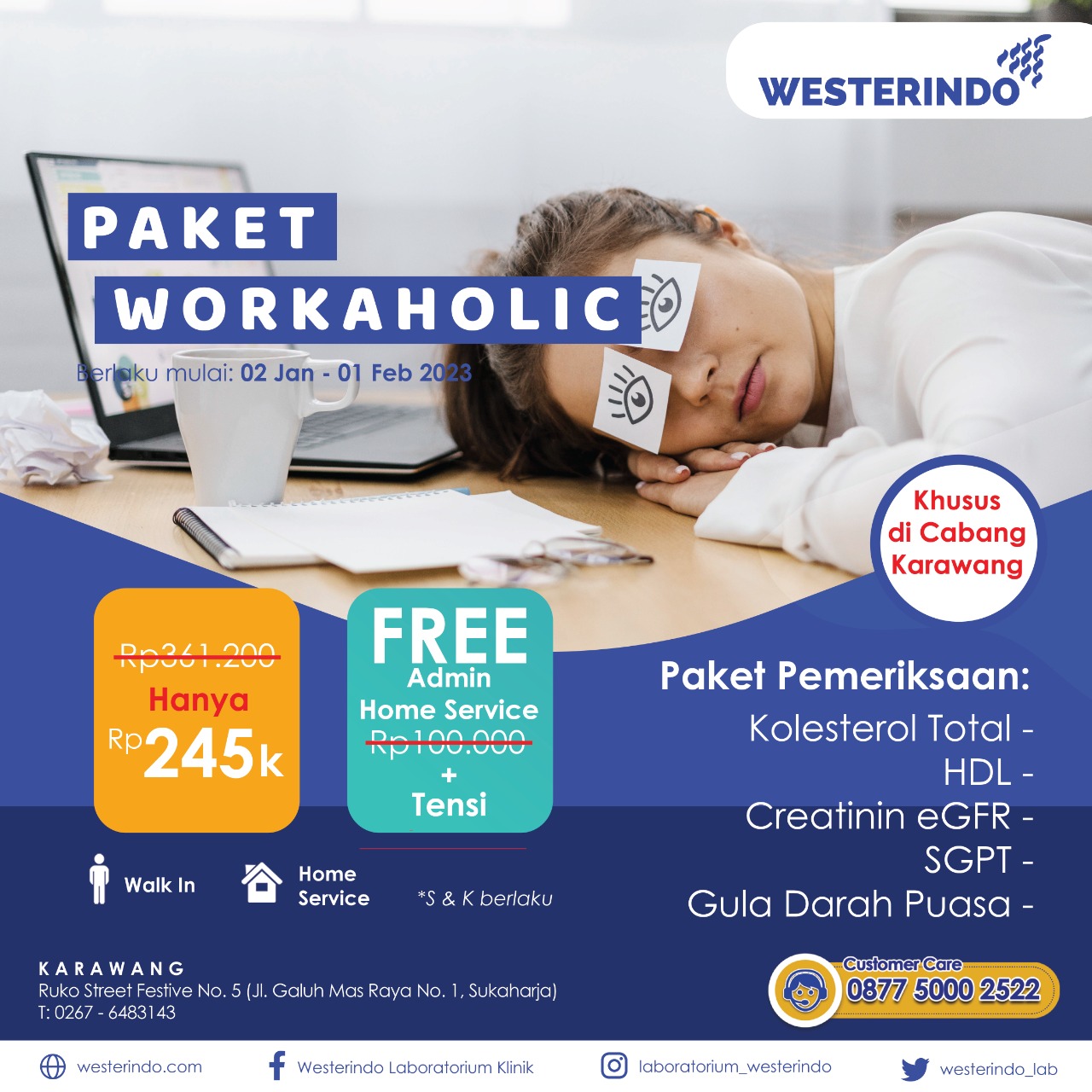 Promo Paket Workaholic Karawang